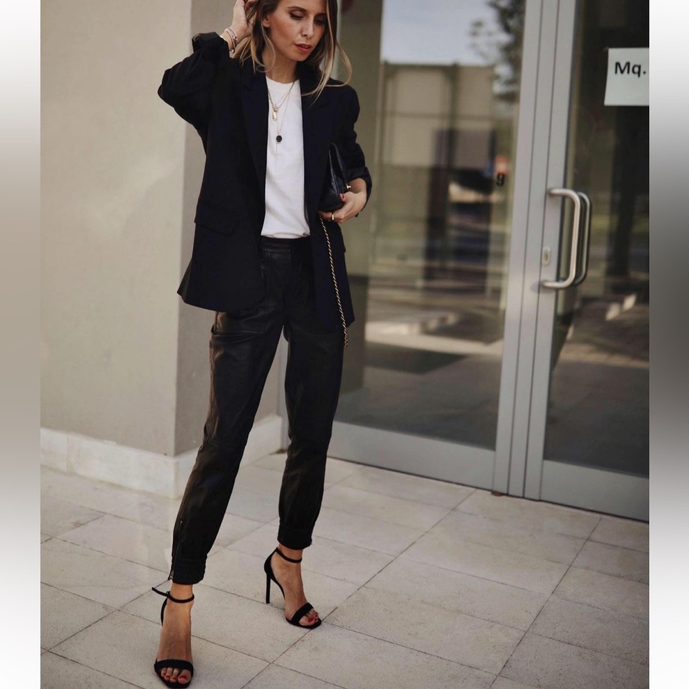 J Brand Arkin Leather Jogger
